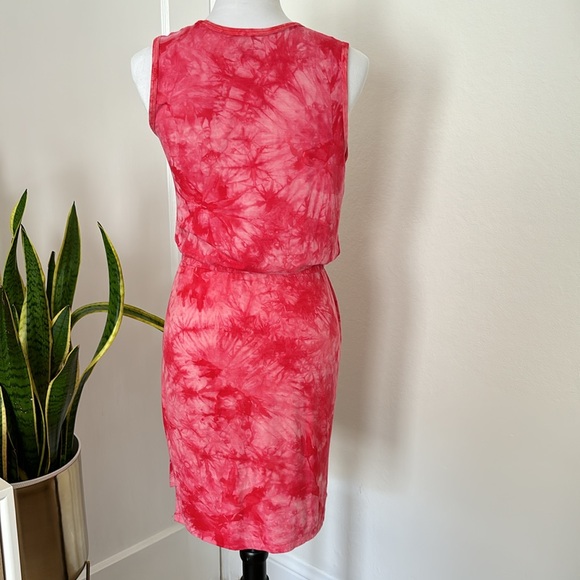 CALVIN KLEIN Tie-Dye Drawstring Dress size 4 - Picture 5 of 7